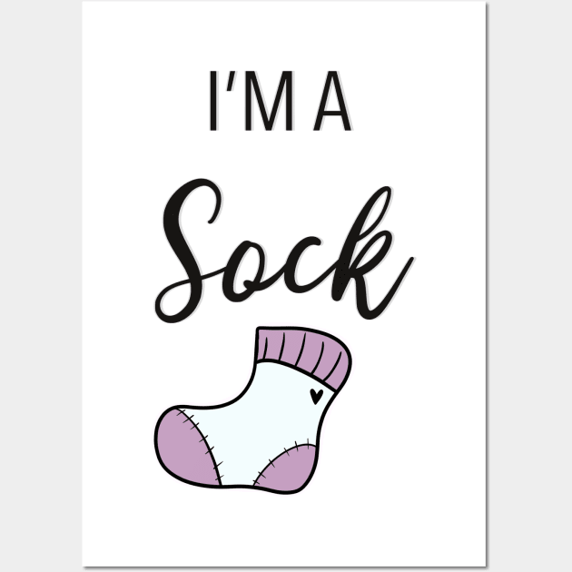 I'm a Sock Wall Art by Hallmarkies Podcast Store